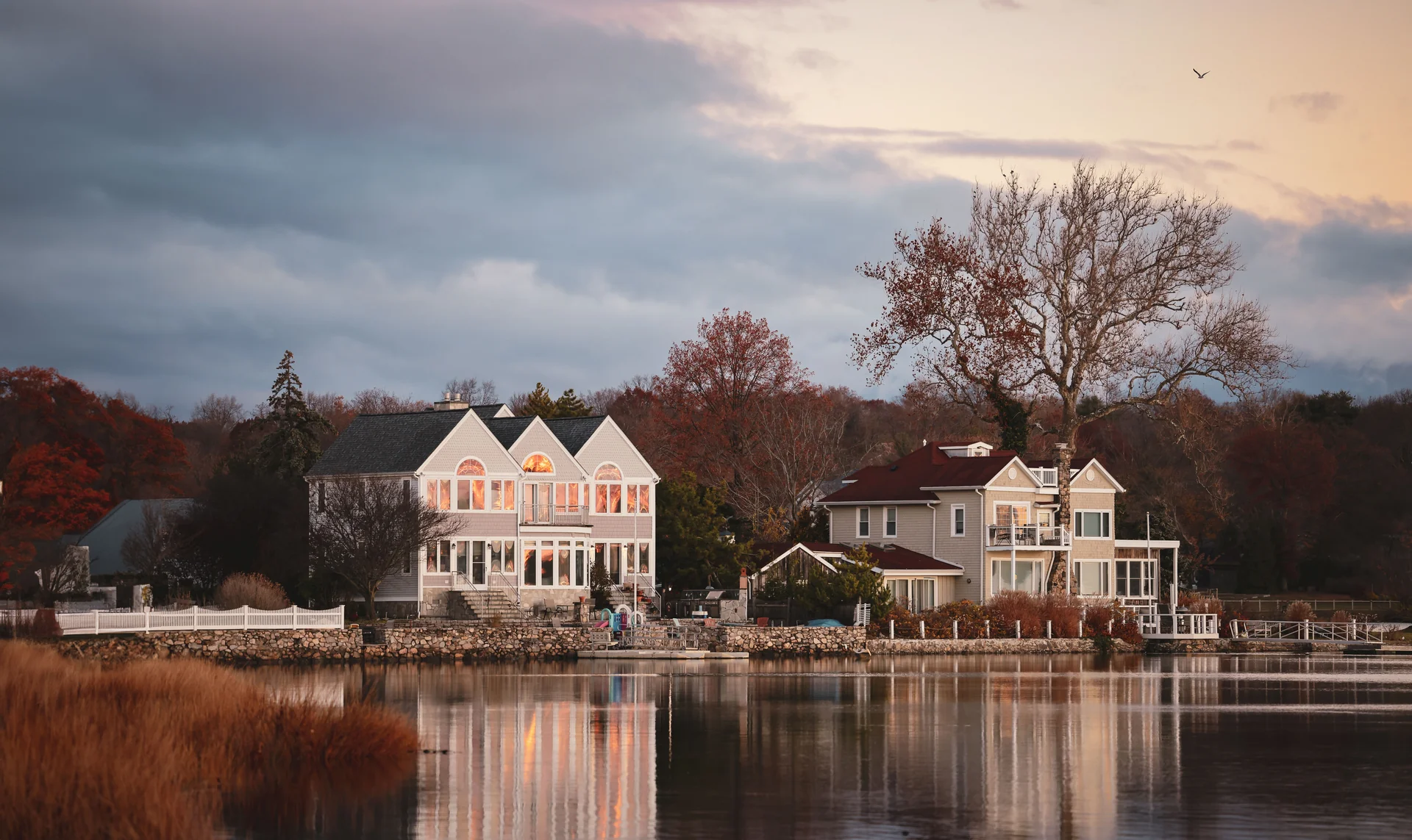 Massachusetts waterfront homes